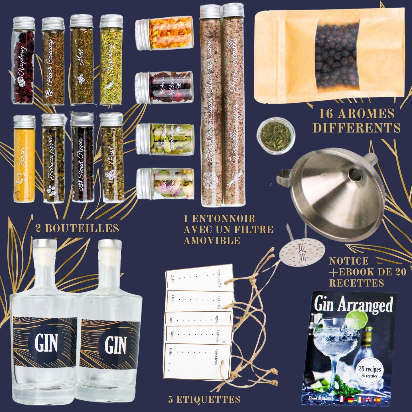 Kit de especias para Gin Tonic 