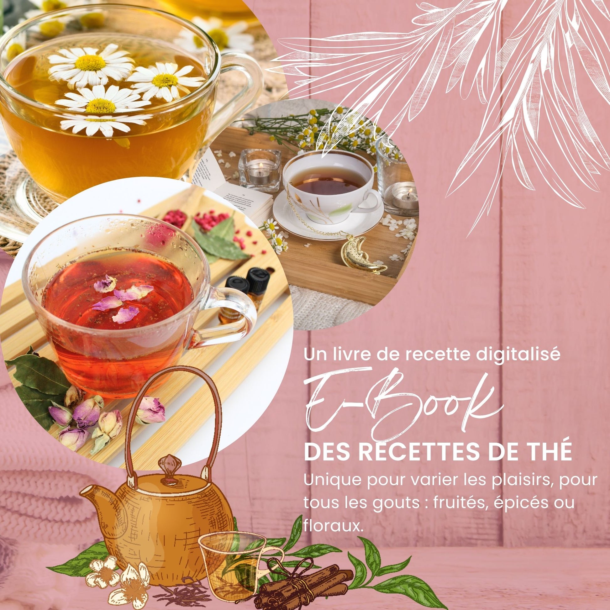 Présentation de l'E-book de recettes du kit thé